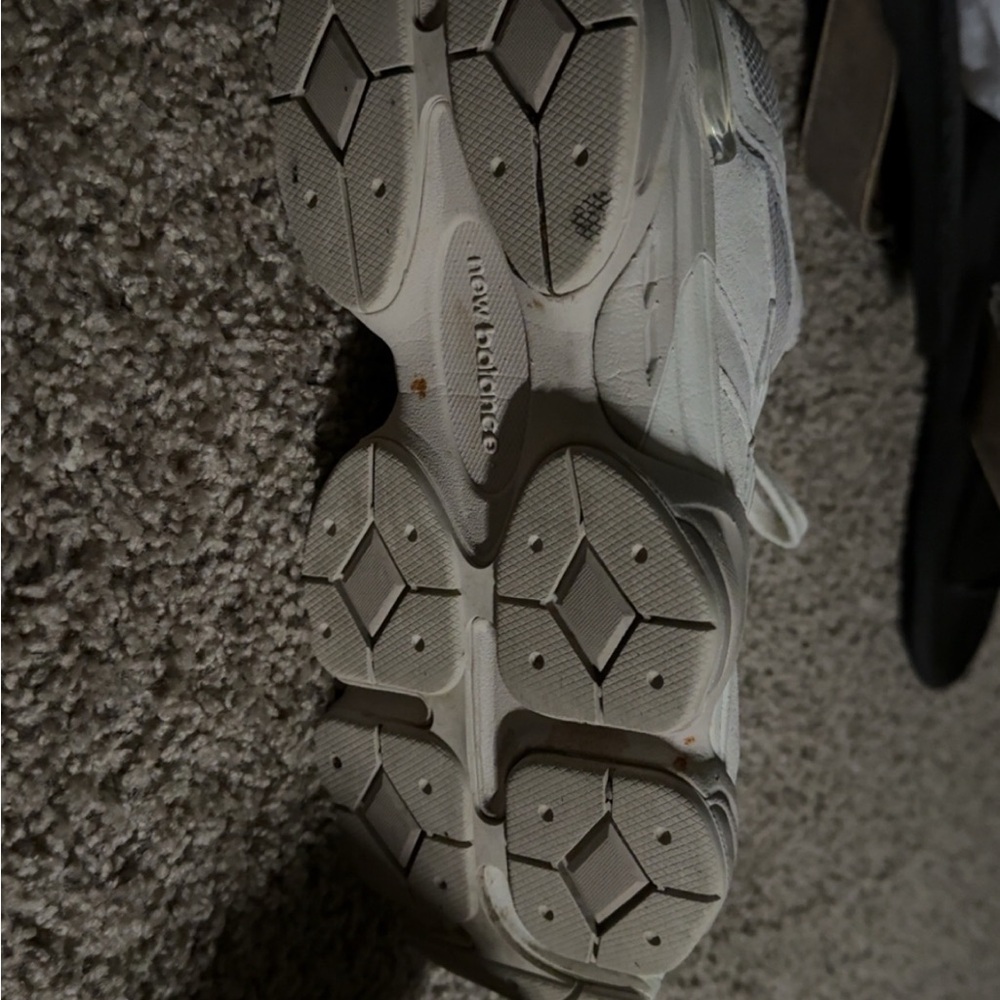 New Balance Cream and White Athletic Shoes - Picture 4 of 7